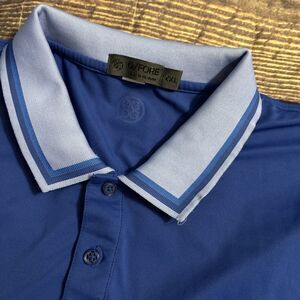 G Fore Polo Shirt Mens 2XL XXL Blue Preppy Casual Golf Lightweight Outdoors